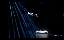 Nio Motors showed off its new ET7 sedan at Nio Day 2020 on Saturday