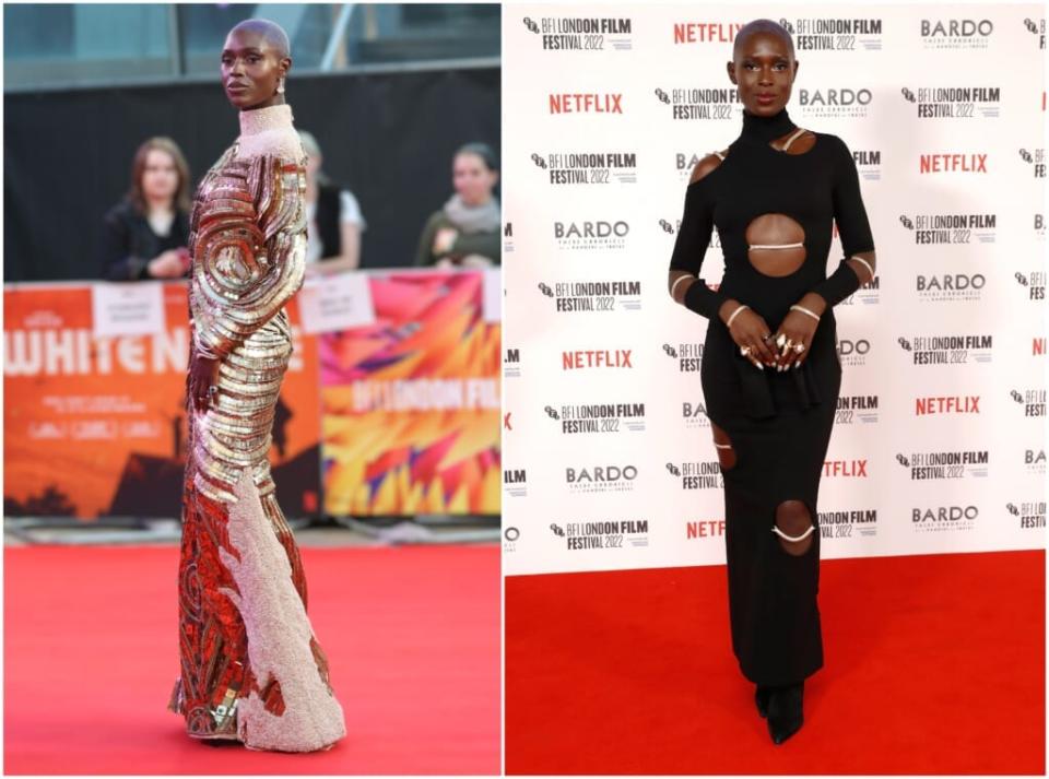 Jodie Turner-Smith during the 66th BFI London Film Festival in London, England. Photos: Getty Images