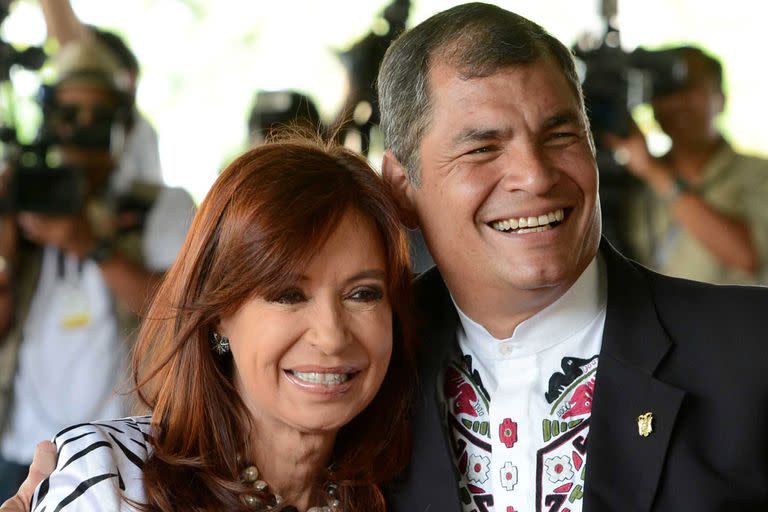 Cristina Kirchner y Rafael Correa