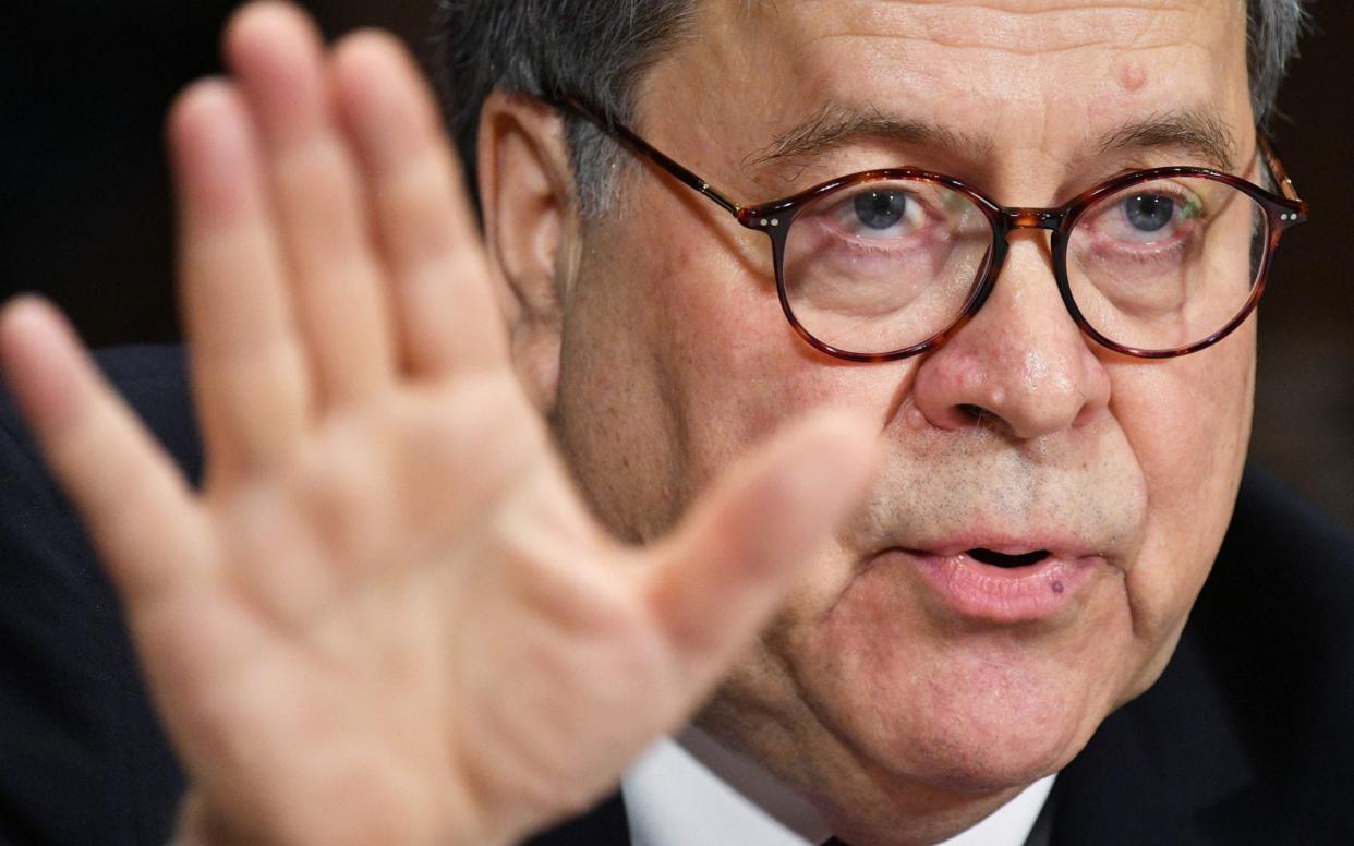 US Attorney General William Barr testifies before the Senate Judiciary Committee - AFP