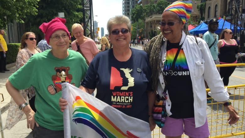 Transgender nurse who waited 50 years to come out attends her 1st Dyke March