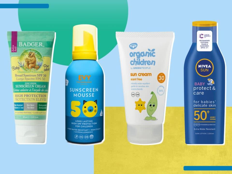 Each formula is water-resistant, and offers protection with a minimum SPF30 (iStock/The Independent )
