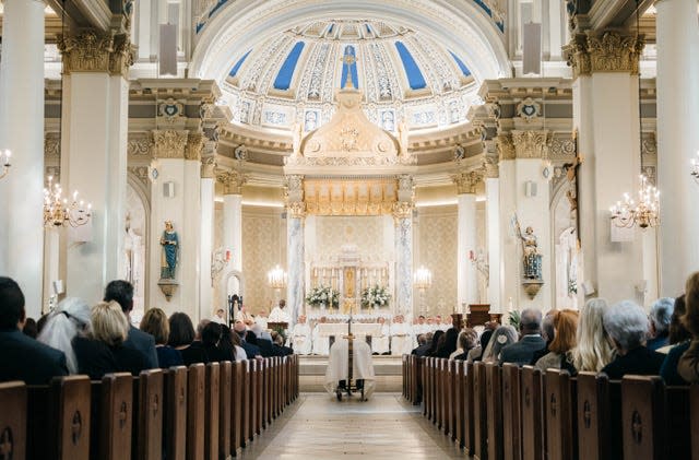 Bishop Mario E. Dorsonville's concelebrated Mass at the St. Joseph Co-Cathedral in Thibodaux, February 1.