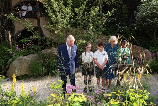 Royal visit to Chelsea Flower Show