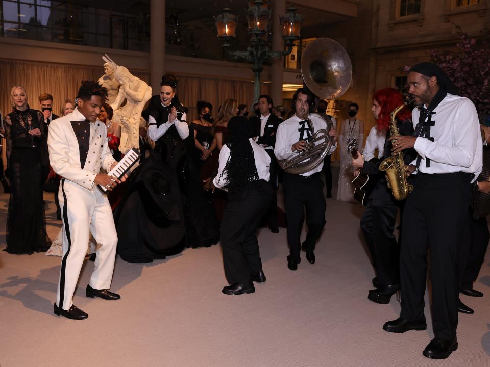 Jon Batiste attends The 2022 Met Gala Celebrating "In America: An Anthology of Fashion" at The Metropolitan Museum of Art on May 2, 2022.