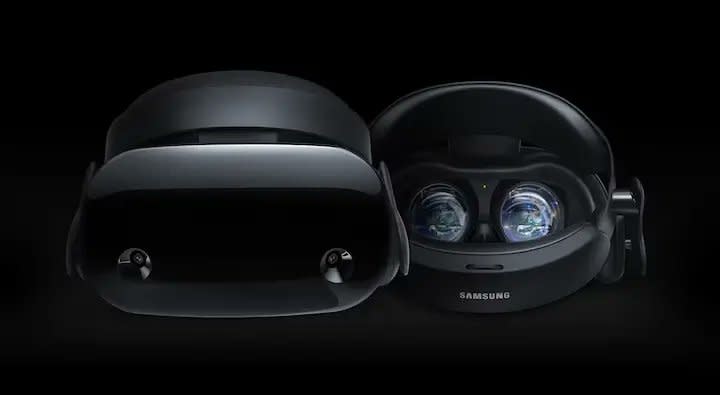  A leaked image of a Samsung XR headset. 