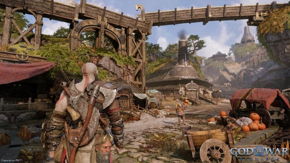 God of War: Ragnorok offers grittily effective fighting (Sony)