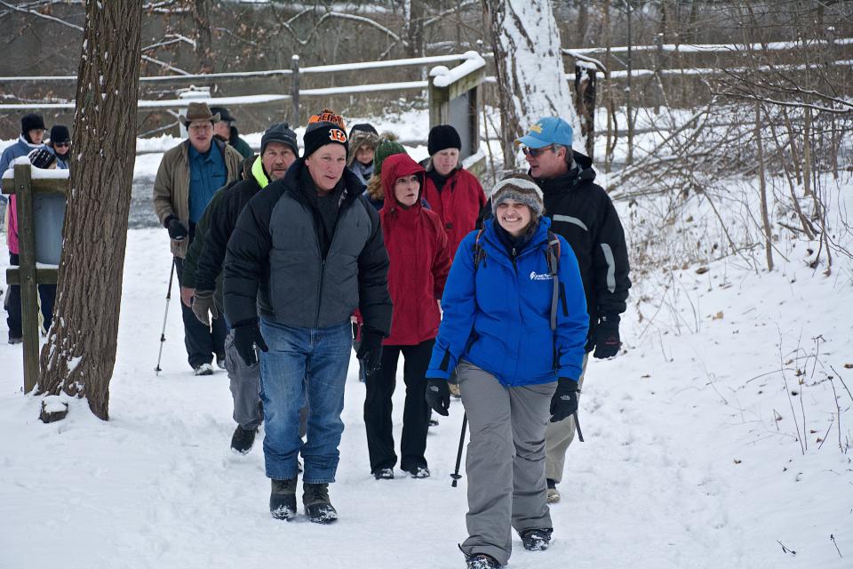 Great Parks of Hamilton County is offering a series of winter hikes the first five Saturdays of 2024. Hikes are held at different parks to guarantee a new experience each week.