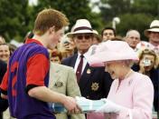 <p>With Prince Harry</p>