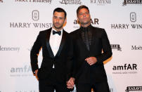 The Puerto Rican singer told Attitude magazine that he was sure he would marry Jwan from the moment they first started speaking via Instagram. Jwan Josef is an artist of Syrian origin and Ricky Martin came to him looking to buy some of his paintings. In the interview, Martin recalled: “I lost my breath when I saw him.” The rest is history. They got married in 2016 and have four children together.