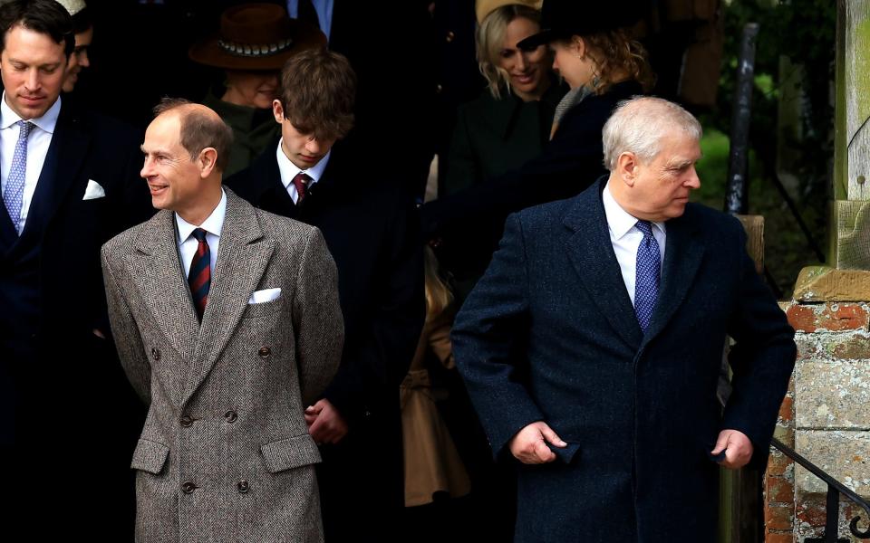 The Duke at Sandringham on Christmas Day