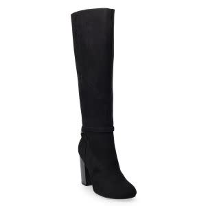 tall black boot