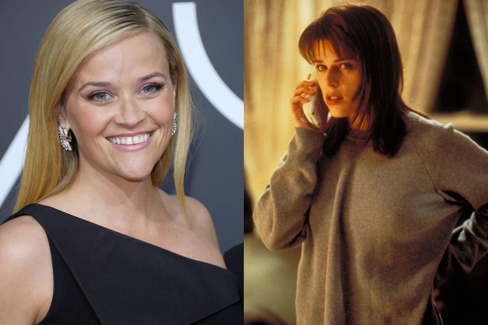 Reese Witherspoon – Sidney Prescott (Neve Campbell) in <i>Scream</i>