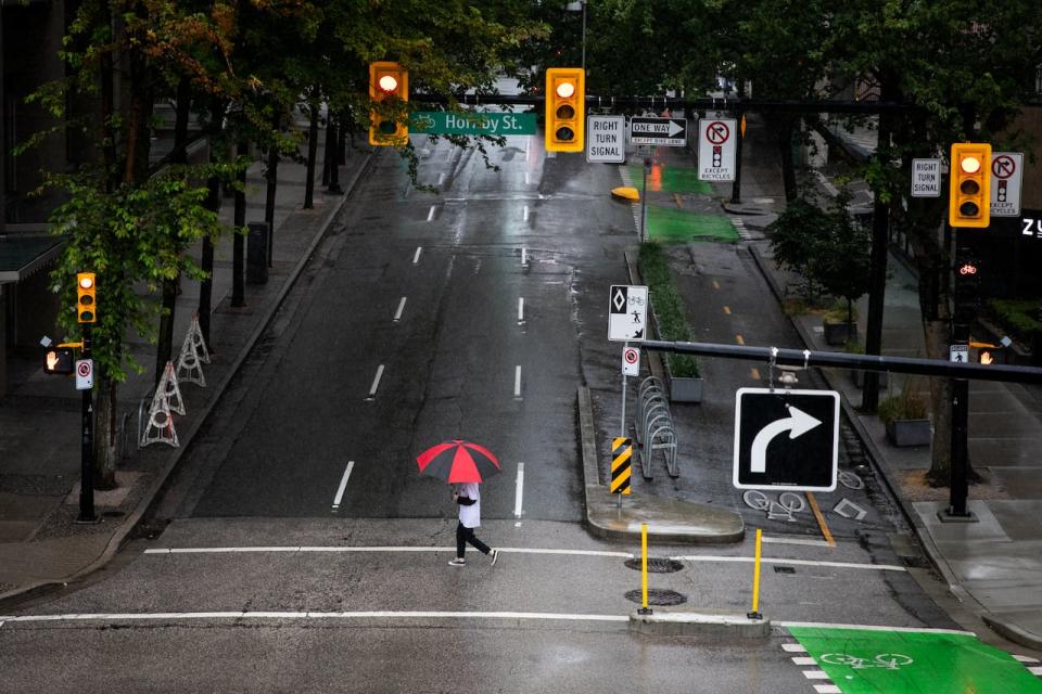 A significant fall storm system will hit the B.C. South Coast on Sunday, including Metro Vancouver. (Justine Boulin/CBC - image credit)