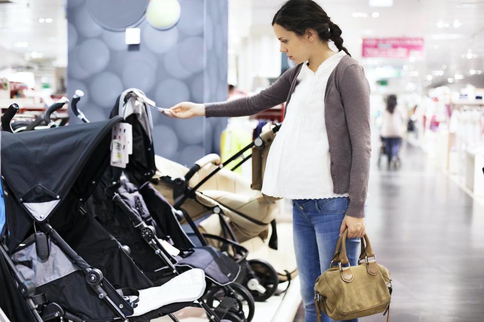 While the baby grows inside the mother-to-be, biological changes prepare the woman for motherhood. <a href="https://www.gettyimages.com/detail/photo/pregnant-woman-looking-at-strollers-royalty-free-image/498116621" rel="nofollow noopener" target="_blank" data-ylk="slk:Orbon Alija/iStock via Getty Images Plus;elm:context_link;itc:0;sec:content-canvas" class="link ">Orbon Alija/iStock via Getty Images Plus</a>