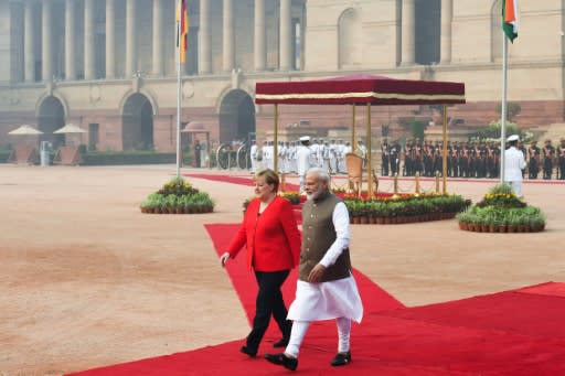 Merkel became a rare foreign leader to speak out on India's smog crisis after being exposed to the capital's air on Friday, when authorities said the pollution had reached "emergency" levels