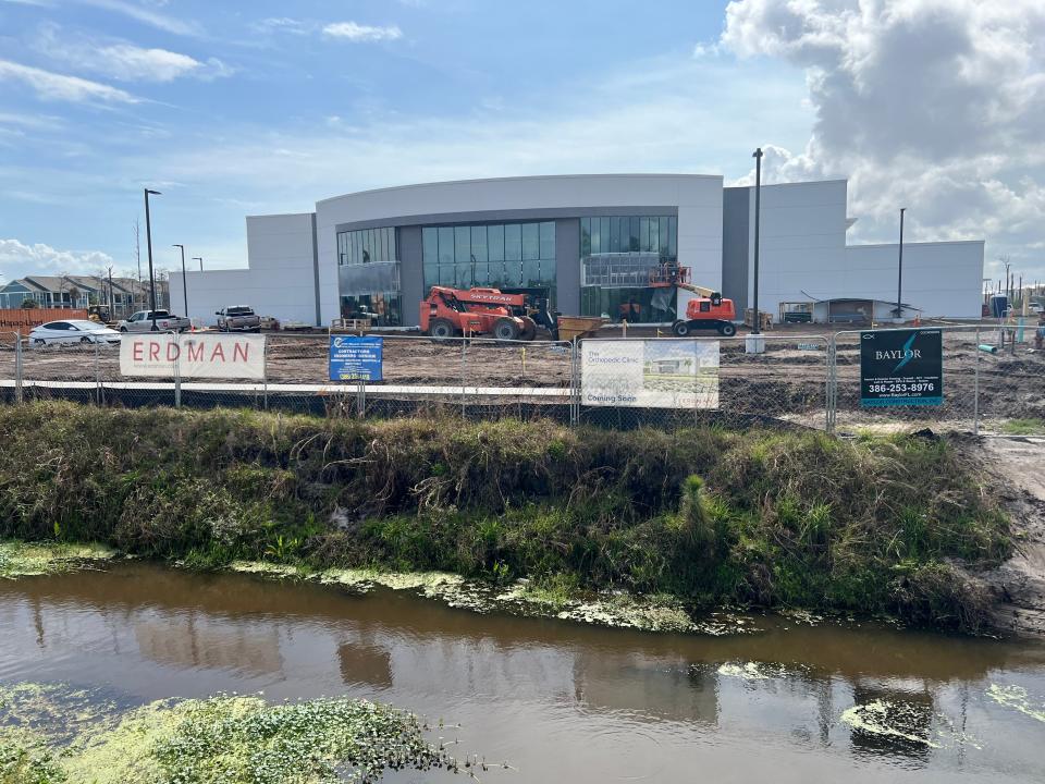 Construction nears completion on the future home of The Orthopedic Clinic next to the East Coast Surgery Center at 1871 LPGA Blvd. (east of Clyde Morris Boulevard) in Daytona Beach on Friday, March 1, 2024. The clinic will relocate to the new 42,000-square-foot building this spring from its longtime location on Mason Avenue.