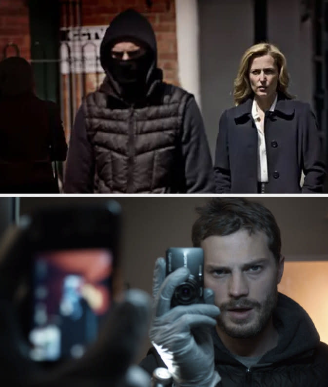 Stills of Jamie Dornan in "The Fall."