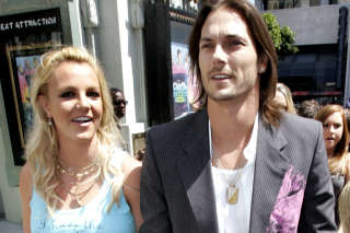 Britney Spears and her husband Kevin Federline attend the worldwide premiere of 