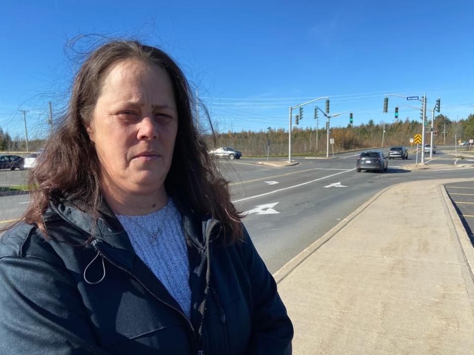 Pam Staples-Wilkinson was arrested under suspicion of driving while impaired in Fredericton after getting into an accident on the evening of March 16, 2021. (Aidan Cox/CBC - image credit)