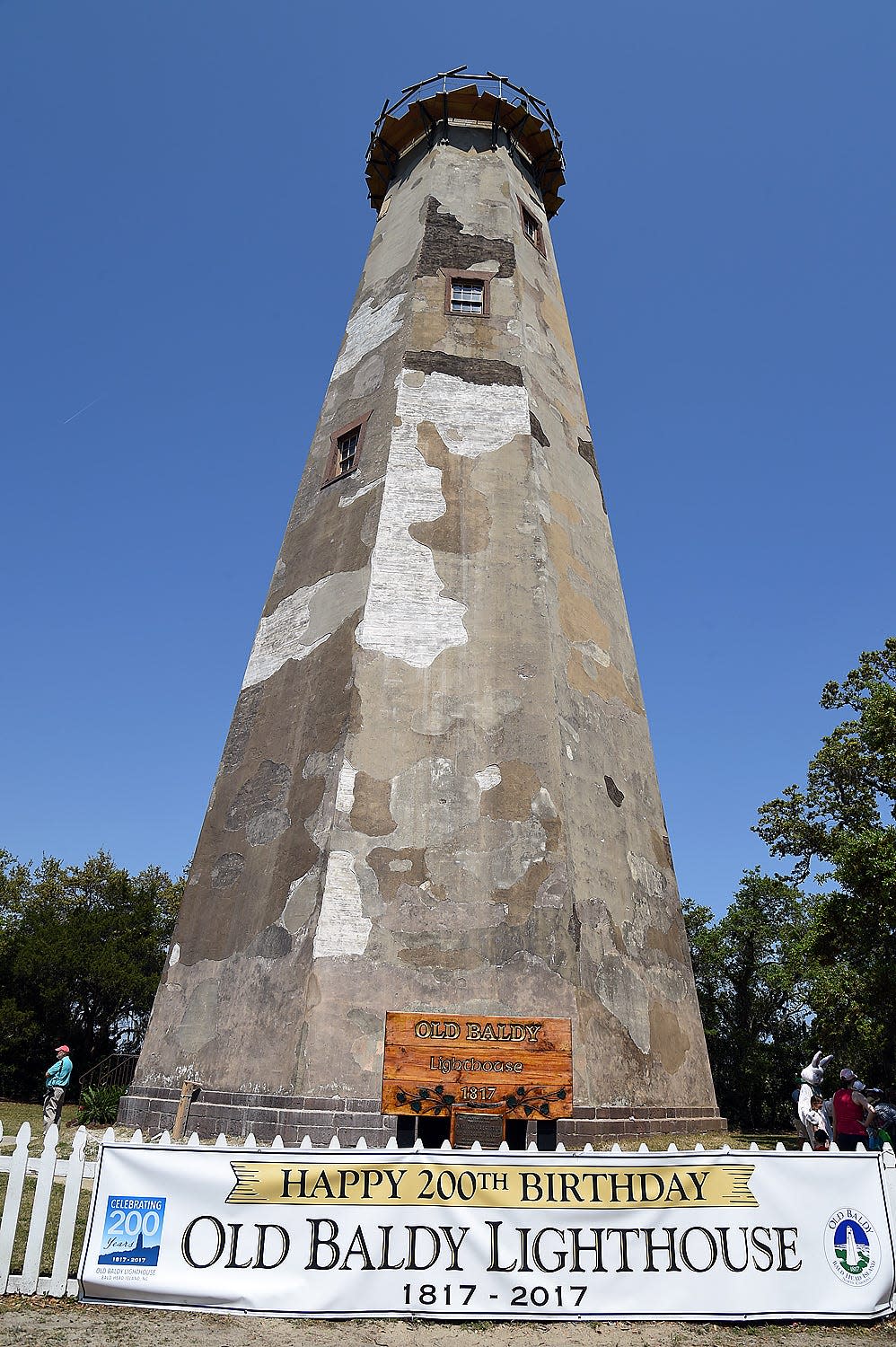 The famous lighthouse on Bald Head Island known affectionately as "Old Baldy" celebrated her 200th anniversary on April 15, 2017.