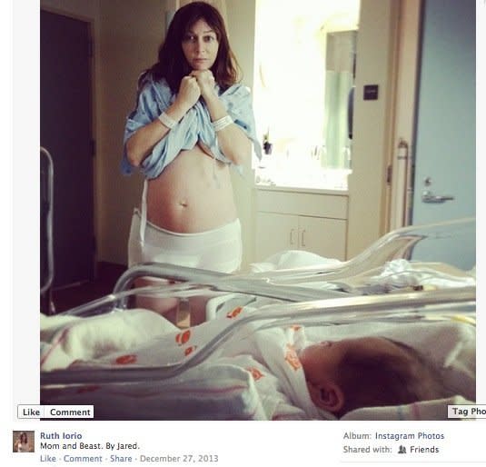 In January, mom Ruth Iorio posted her uncensored thoughts, feelings and photos during her home birth process on Facebook and Twitter.   Her goal, she told HuffPost, was to show "my unique experience, whether attractive or not and just to be honest about it." The result was a raw, intimate, captivating story of the start of a life. <a href="http://www.huffingtonpost.com/2014/01/08/photos-home-birth-social-media_n_4549531.html" target="_blank">Read the rest of her story, and see more photos here. </a>  
