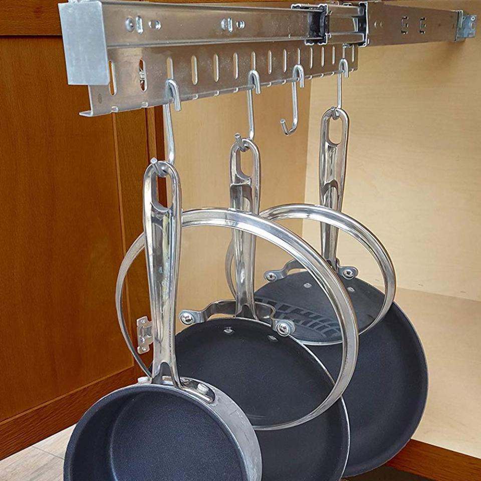 Pull-Out Pots and Pans Drawer Organizer