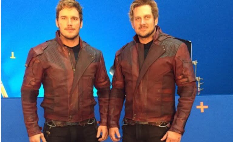 Chris Pratt junto a Tony McFarr