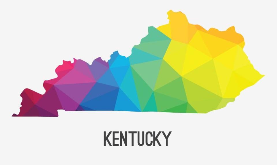 Kentucky Rainbow State Map List USA States Worst LGBTQ Laws
