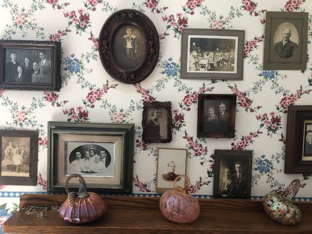 PHOTO: The walls of the Schein house are covered with family photos dating back more than a century. (Dan Gearino)