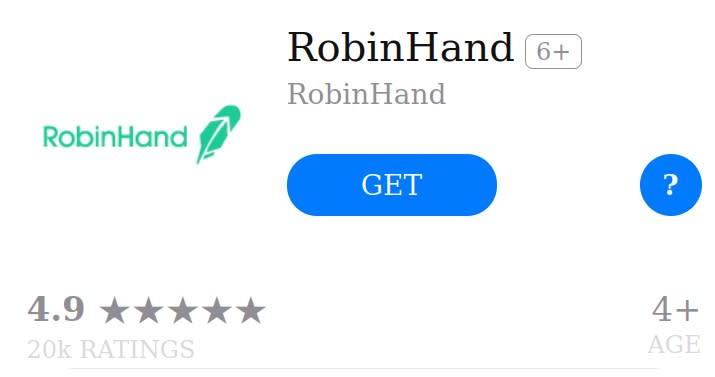 RobinHand Web Clip scam on iOS.