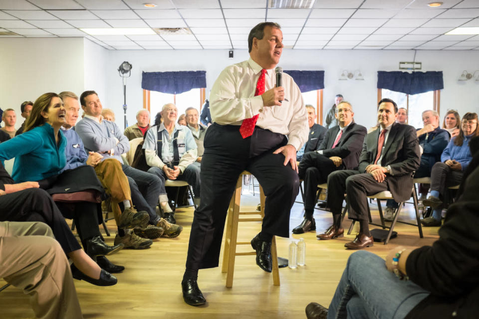 Christie speaks in Epping