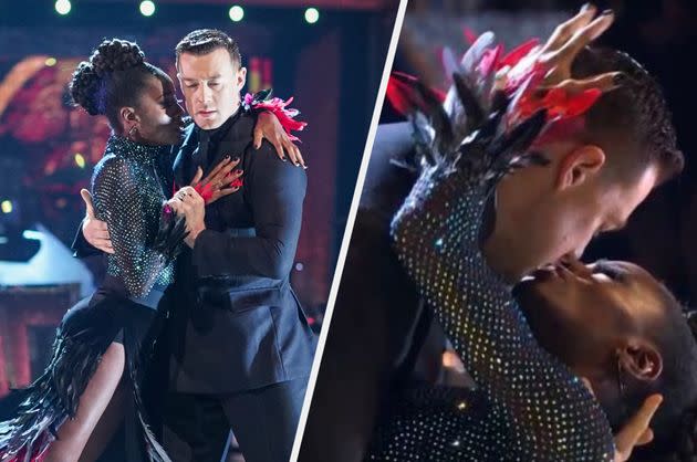 AJ and Kai performed a sizzling Argentine Tango on Strictly (Photo: BBC)