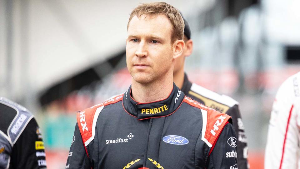 David Reynolds (pictured) before a race in the Supercars.