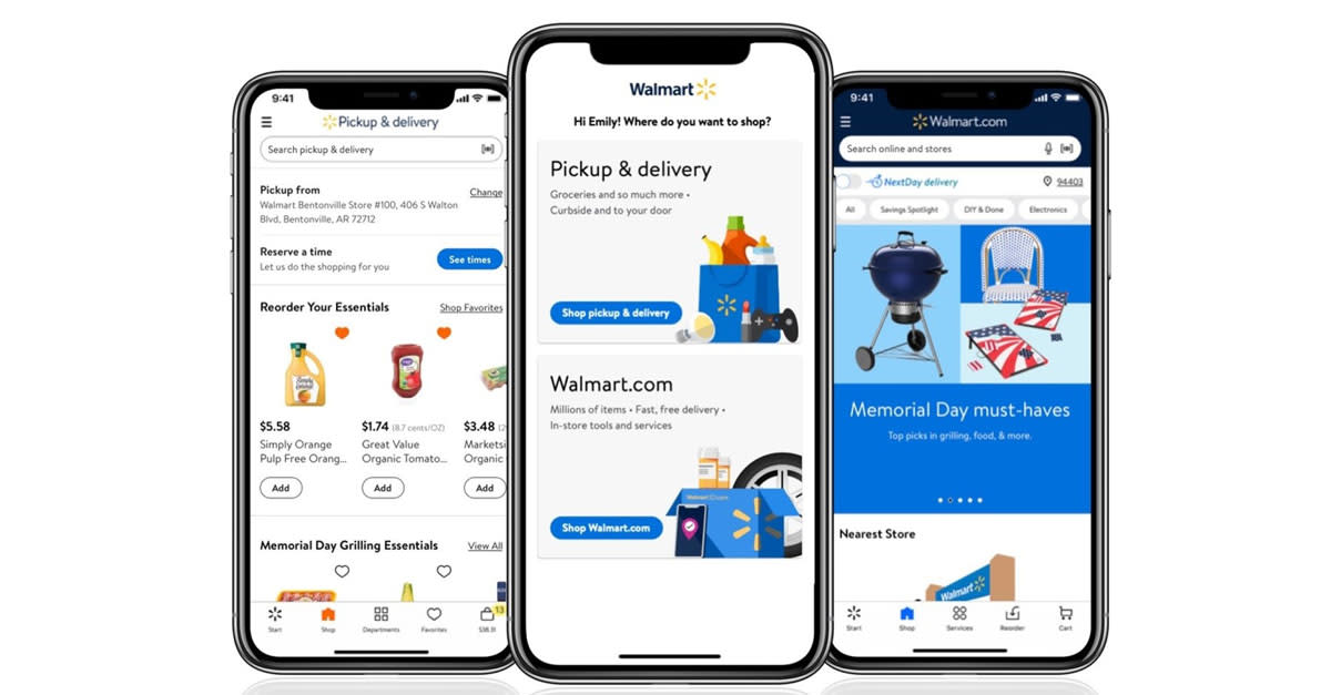 The Walmart app is filled with savings opportunities. (Photo: corportate.walmart.com)