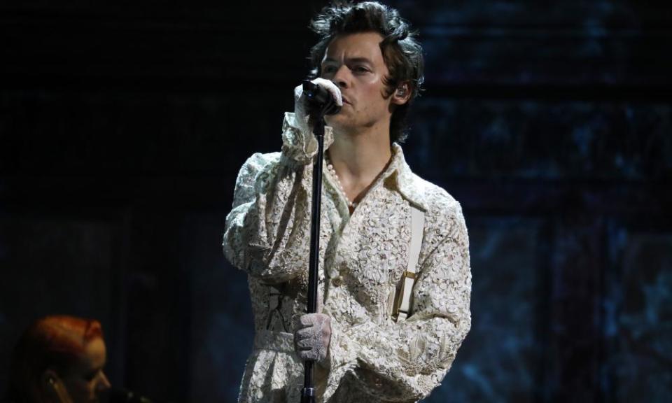 Is it David Bowie or Miss Haversham? … Harry Styles.