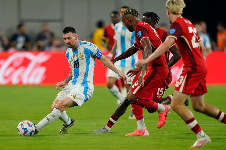 Lionel Messi elevó su nivel con respecto al partido frente a Ecuador y marcó su primer gol en la Copa América 2024