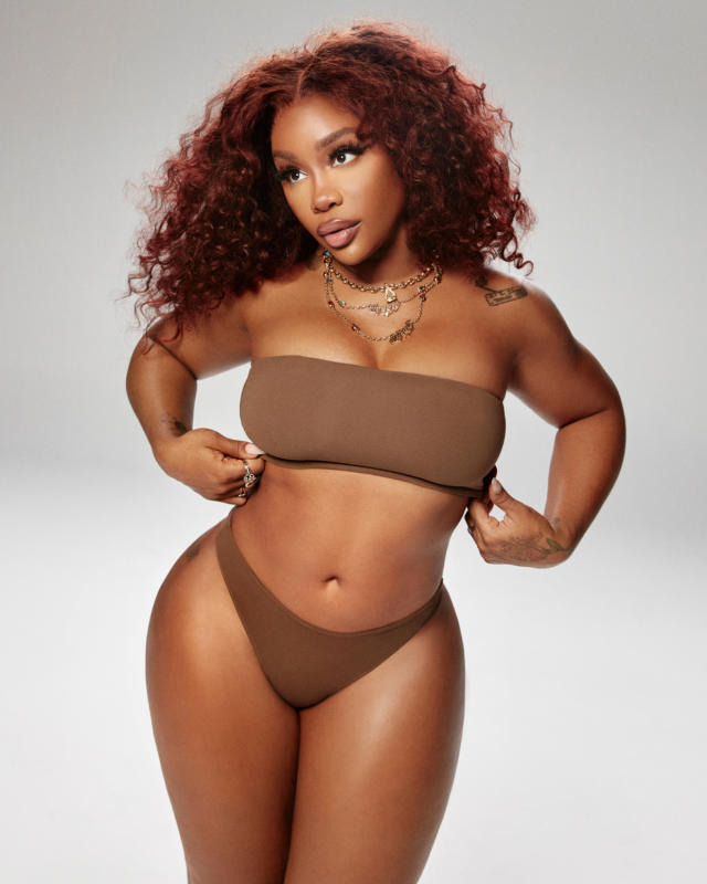 SZA Strips Down to Her Shapewear for SKIMS Fits Everybody Campaign