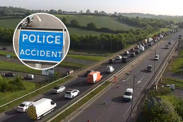 Motorcyclist dies in serious A130 crash which shut road during