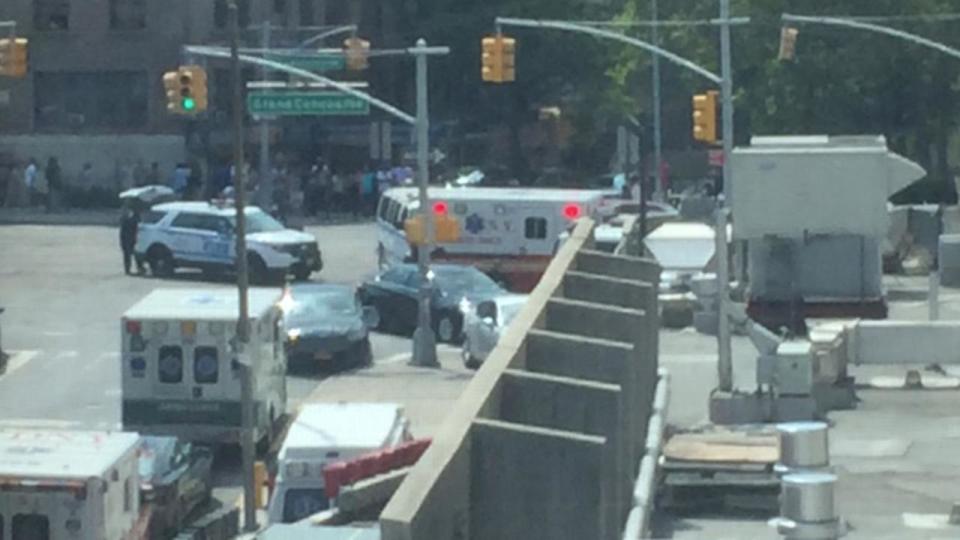 <p>Officials confirm shots were fired inside Bronx-Lebanon Hospital Center in the Bronx on Friday afternoon. (WABC-TV) </p>