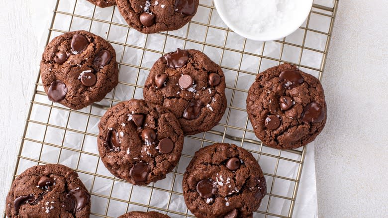 double chocolate cookies