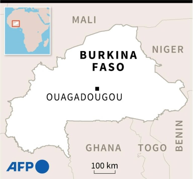 Map of Burkina Faso. (Paz PIZARRO)