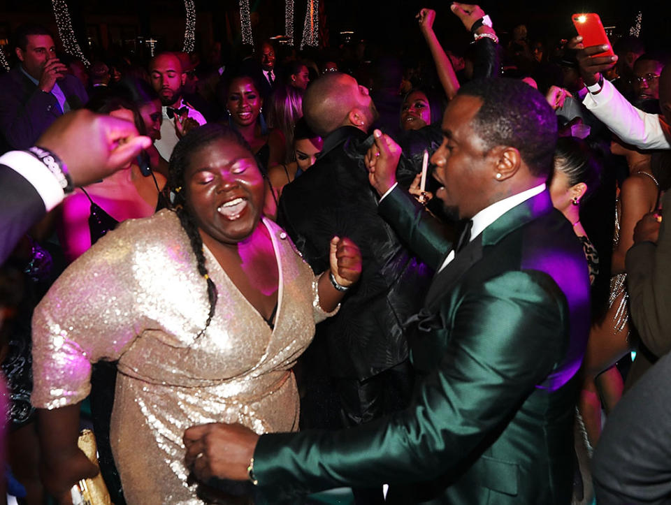 Gabourey Sidibe and Diddy