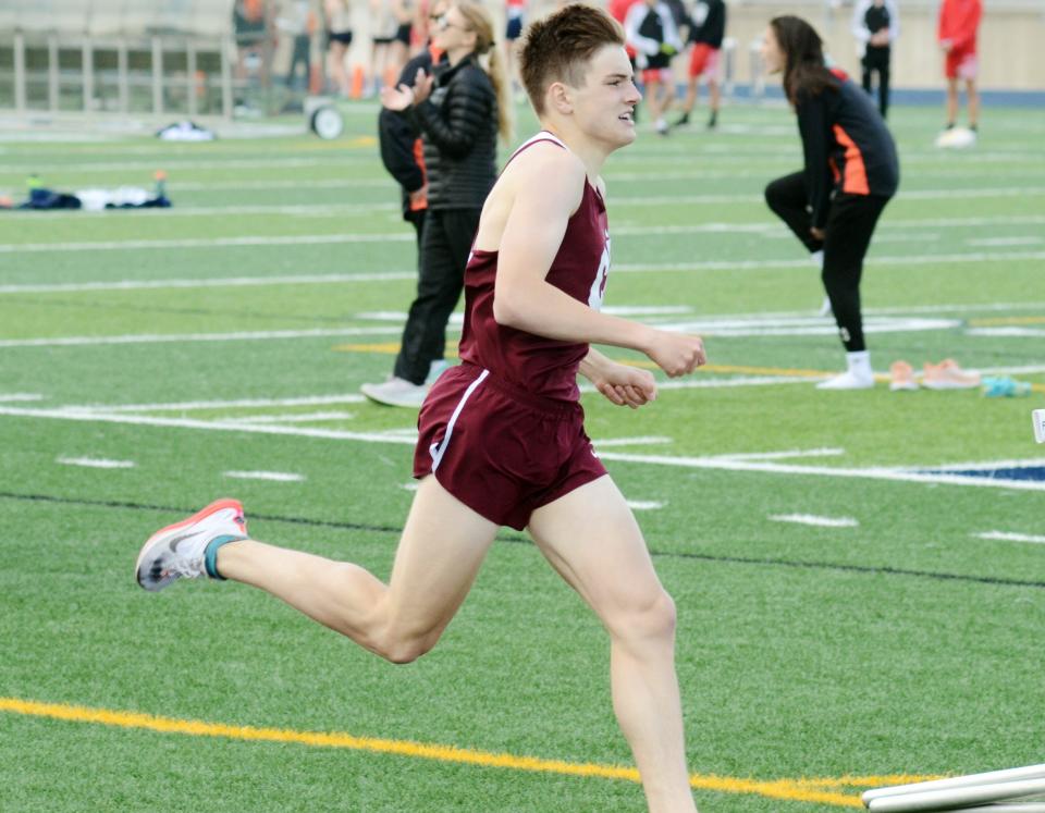 Charlevoix's Sam Peterson was a regional champion in both the 800 and 1600 meter runs.