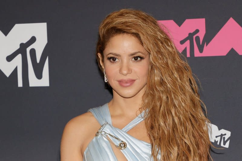 Shakira performed her song "Puntería" and discussed her album "Las Mujeres Ya No Lloran" on "The Tonight Show starring Jimmy Fallon." File Photo by Jason Szenes/UPI