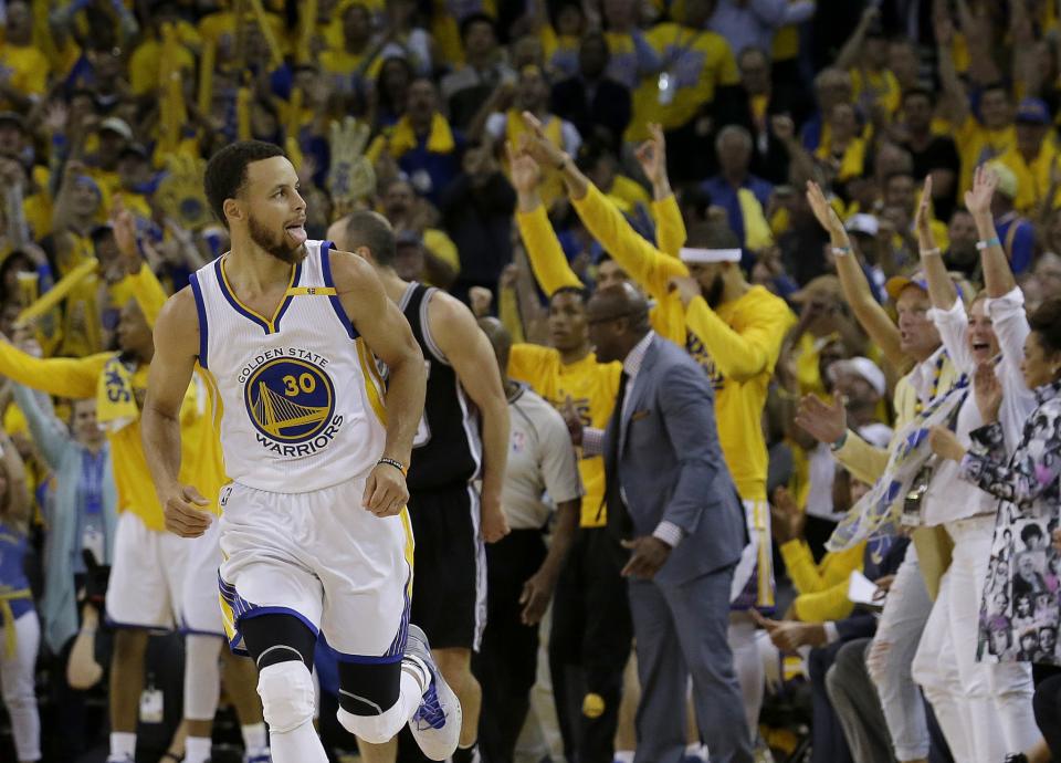 Stephen Curry is back, and looking as good as ever. (AP)