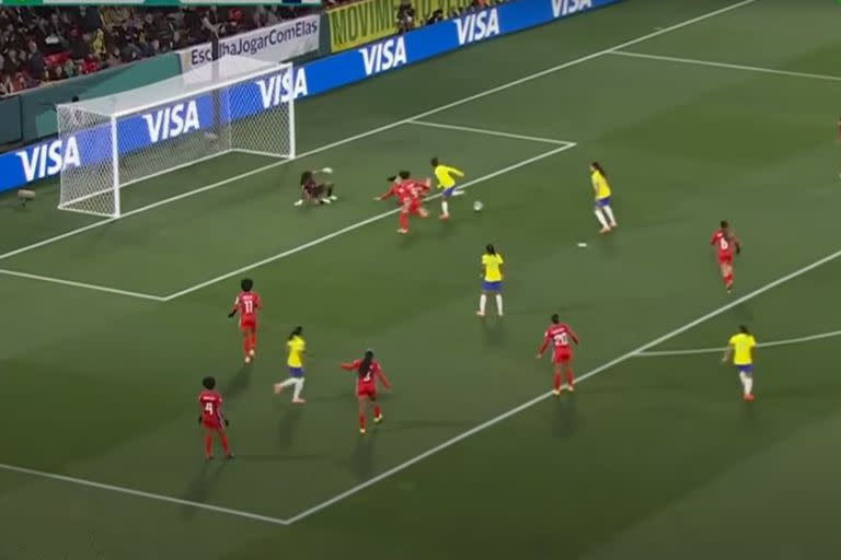 El espectacular gol de Bia Zaneratto para Brasil, en el encuentro ante Panamá, por el Mundial femenino