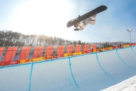 <p>Arielle Gold of USA takes 3rd place during the Snowboarding Women’s Halfpipe Finals at Pheonix Snow Park on February 13, 2018 in Pyeongchang-gun, South Korea. (Photo by Laurent Salino/Agence Zoom/Getty Images) </p>