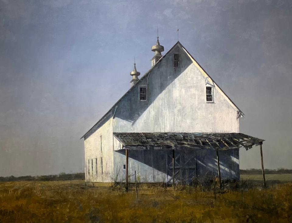 Painting by Granville artist Paul Hamilton, whose 30th art exhibition is in full swing at the Hammond Harkins Gallery in Columbus.