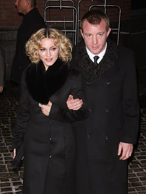 Madonna and director Guy Richie at the New York City premiere of Samuel Goldwyn Films' Revolver